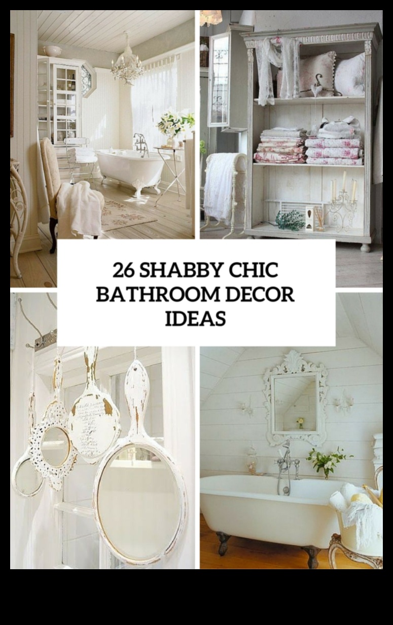 Dekorasyon Fikirleri ile Shabby Chic Vintage Esintili Banyo Nasıl Elde Edilir?